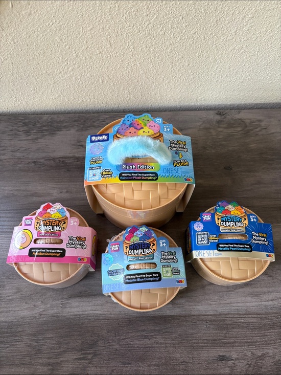 RMS Mystery Dumpling Other - Variety Bundle of 4 Authentic NWT Unopened RMS Mystery Dumplings Regular Size